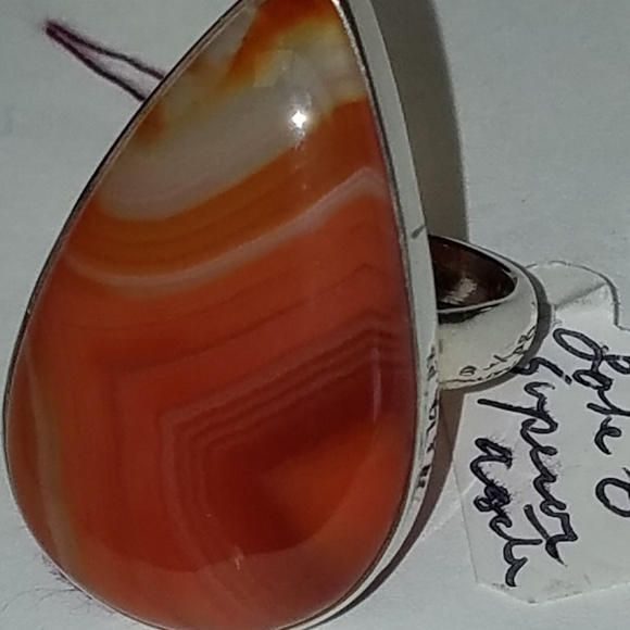 Lake Superior  Agate Sterling Silver Ring - Picture 3 of 5